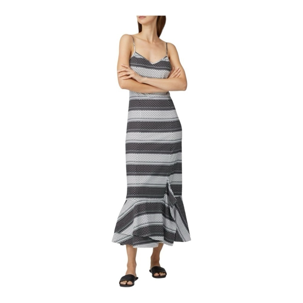 Thakoon Collective Striped Slip Dress